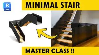 Minimal Staircase in just 10 Mins | Revit Masterclass