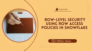 Day119: Row-Level Security using Row Access Policies in Snowflake