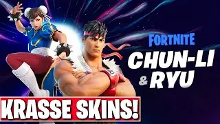 STREET FIGHTER SKINS in FORTNITE!!!