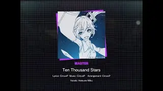 COLORFUL STAGE! - Ten Thousand Stars (Master - ALL PERFECT!! - First Attempt) [60fps]