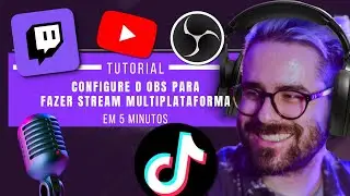 🔴🎥 FÁCIL DEMAIS: LIVE MULTIPLATAFORMA! Configure o OBS em 5 minutos! 🎥🔴