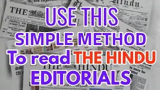 Start reading The Hindu editorials FOR BEGINNERS 