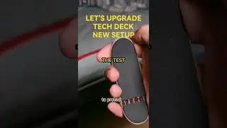 SUPER RARE TECKDECK UPGRADE 🛹‼️ #fingerboard