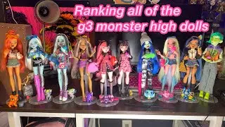 Ranking g3 monster high dolls