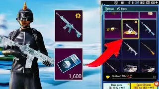 new premium crate opening pubgmobile 1600+ Classic crate opening M416 glacier🥶after 7 years waiting