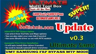 Umt Dongle New Samsung Update Add Frp Bypass Mtp Mode