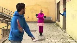Невероятный трюк с ножом | Incredible trick with a knife