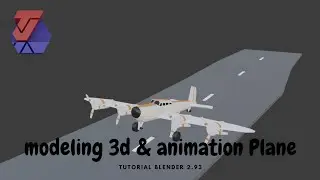 tutorial blender: modeling 3d and animation plane