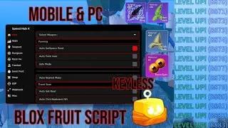 Blox Fruit Script | Auto Farm, Mastery, Raid, Race v4, Sea Events | Speed Hub 🔥 Pastebin