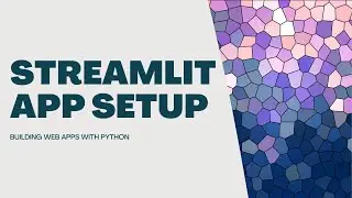 Streamlit Python App Setup