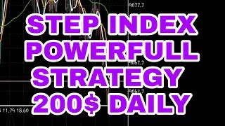 Step Index Powerfull Strategy | 200$ daily on step index strategy