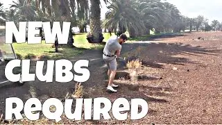 NEW CLUBS REQUIRED! | Costa Teguise, Canary Islands COURSE VLOG PART 1