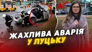 😱❗️NEW DETAILS ❗️Fatal accident in Lutsk: Car DELETED a concrete pillar