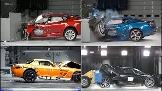 Top 10 Crash Test of Expensive Sports Cars | Highlighted SUV Car's Impact Test | Wheelspeedia