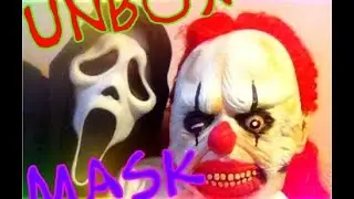 Обзор маски страшного клоуна/ unbox mask (Mazki.com)