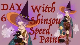 Witch Shinsou Speedpaint// Spooky Week Day 6