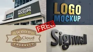 How to Use 3D Logo Mockup PSD File for Free (Beginners Tutorial)