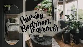 Moody Black Master Bedroom Makeover