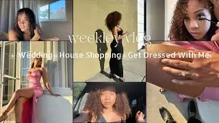 Weekly VLOG!!Wedding||House shopping||Get dressed with me