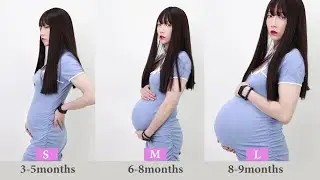 A boy! Feeling what it's like to be pregnant in different months.