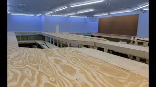 K & W HO Scale Model Railroad, Construction Update #14 - Benchwork done!  Well, practically done.