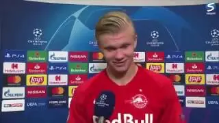 Erling Braut Haaland weird interviews