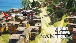 AS MAIORES FAVELAS DO BRASIL GTA 5 FIVEM [YMAP] FAVELA PALETO BAY