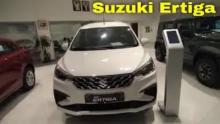 Suzuki Ertiga 2024 | Qatar | Price | Hybrid | Top Model | Test Drive | White Colour | Review
