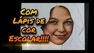 Como Colorir pele realista com lápis de cor - Pele clara Fácil!!!