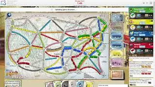 Ticket To Ride: Not An Ideal Starting Ticket Hand