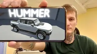 Hummer EV в игре Симулятор Автомобиля 2. Hummer EV in Car Simulator 2.