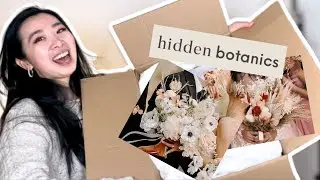 Hidden Botanics Custom Bouquet Unboxing - My Wedding Bouquet! (NOT SPONSORED)