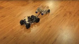 Simple LEGO Car running off a Pneumatic Engine