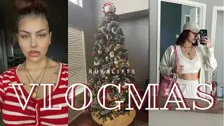 VLOGMAS DAY 5+6 | Decorating the Christmas Tree | RubaLifts