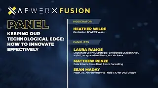 Heather Wilde: Keeping Our Technological Edge... ///AFWERX Fusion 2020 ///