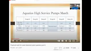 Practical math for water treatment plant  operators part 6