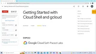 Getting Started with Cloud Shell and gcloud 