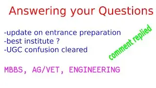 UPDATE on entrance preparation||UGC || comment replied || nepalientrance simplified|| MBBS, AG/VET