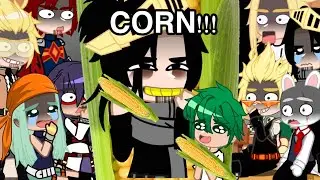 Pro heroes, LOV and Parents React To Corn! 🌽 || mha/bnha || Gacha Club | Life ||  my AU ||