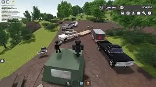 Camping in Houston Greenville Roleplay server.