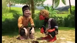 Video lucu cepot makan tai
