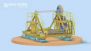 Conveyor Belt Winder by Belle Banne Conveyors