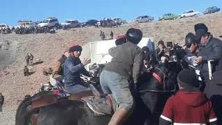 30.11.2019 Бузкаши дар нохияи Б.Гафуров, Маннон пахлавон бо аспи Марадона.
