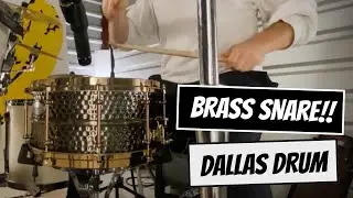 Dallas Drum // BRASS SNARE // Improv
