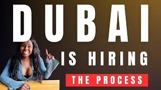 How To Get A Job In Dubai | DUBAI IS HIRING! The Process #dubai #dubaivisa