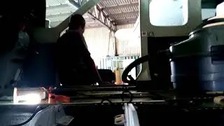 Maintainance of Cessna Caravan 208B at Arusha Airport