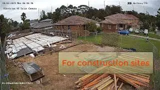 4G Solar Powered Standalone Security Station Time Lapse Video