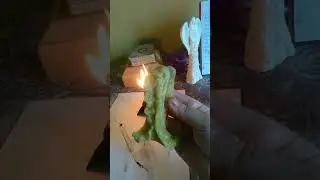 Порча "Закрытие дорог" и две сущности на восковой отливке.