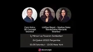 Bu Haftaki Konuklarımız İstanbul’dan Mimar Lütfiye Reşat ve Nadiye Saka