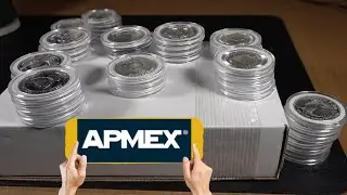 Unboxing EPIC SILVER from APMEX! March Generic silver and world silver coins for the stack!